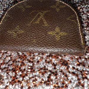 Brown Louis Vuitton Monogram Coin Pouch